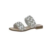 Caprice Pantolette Flach Weiß 27103