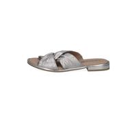 Caprice Pantoletten Leder Metallic Silver - 39