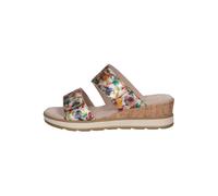 Pantolette CAPRICE "Caprice Pantoletten Leder", Damen, Gr. 38, multicolor, Leder, Schuhe Pantolette (69341027-38) multicolor