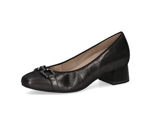 Caprice PumBeqDklGrauMetal für Damen, grau, Größe 37 EU / 4 UK
