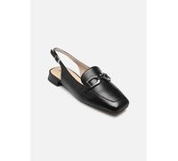 CAPRICE Damen Slingback-Loafer aus Leder Elegant, Schwarz (Black Nappa), 37 EU