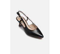 Caprice Damen Slingpumps 29601-44 N – Leder, spitz – Schwarz – Größe 37,5 EU