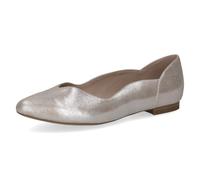 Caprice Ballerina – Caprice Ballerinas Leder – Damen, Leder, Größe 40, Taupe