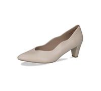 Caprice Pumps 9-22400-42 140 Damen Leder Trichterabsatz G-Weite Cremefarben Gr. 39 EU