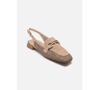 CAPRICE Damen Ballerinas mit Absatz, Braun (BARK Comb), 36
