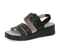 Caprice Damenschuhe Keilsandaletten BLACK NAPPA BLACK NAPPA - Gr. - 37