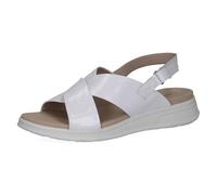 Caprice Leder-Sandalen in Weiß - Größe 38 | Damen Sandalen