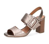 CAPRICE Sandale mit Absatz Grau Leder 28303