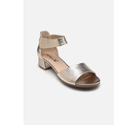 Caprice Leder Sandalen, gold, 40 Platin