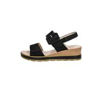 Caprice Sandalen Nubukleder Schwarz - 38