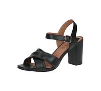 CAPRICE Damen Sandalette 9-9-28302-20 040, Schwarz (Black Softnap), 39 EU