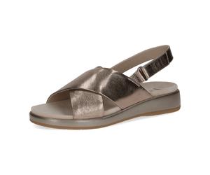 Caprice SanKeilTaupeMetallic für Damen, gold, Größe 40 EU
