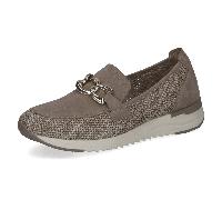 CAPRICE Damen Slipper flach, Braun (MUD Comb), 42