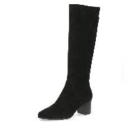 Caprice Damen Stiefel mit Blockabsatz Vegan, Schwarz (Black Stretch), 36.5 EU