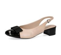 Caprice Damen Slingpumps Elegant mit Schleife Beige Größe 37 EU