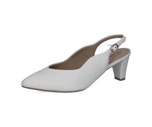 Caprice Slingpumps für Damen, weiß, Größe 40 ½ EU / 7 UK