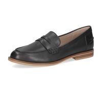 CAPRICE Damen Slipper aus Leder, Blau (Ocean Nappa), 39