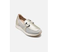 CAPRICE Damen Slipper flach, Metallic (Platin.MET.CO), 39