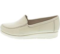 CAPRICE Damen Slipper aus Leder Elegant, Cremefarben (Offwhite Nappa), 38 EU