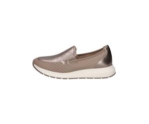 Caprice Slipper Leder/Textil Taupe - 38