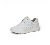 Caprice Sneaker 23755 (Leder, mit seitlichen Reissverschluss) weiss Damen, Größe Euro (US) 40