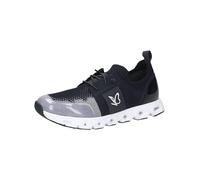 Caprice Damen Sneaker flach, vegan, mit Schnürsenkeln – Blau (Ocean Comb) – Größe 41 EU