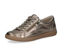 Caprice Sneaker 23757 (Leder, mit seitlichen Reissverschluss) gold/taupe Damen, Größe Euro (US) 38