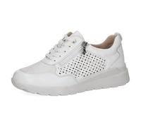 Caprice Damen Schuh gelocht RV Keil Strech für Damen, weiß, Größe 38 EU