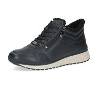 CAPRICE Sneaker Leder G-Weite | 9-26201-43 - Reißverschluss, Schnürung, CAP Tex, Atmungsaktiv, kein Absatz 4 cm
