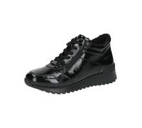 CAPRICE Sneaker Leder G-Weite | 9-26201-43 - Reißverschluss, Schnürung, CAP Tex, Atmungsaktiv, kein Absatz 4 cm