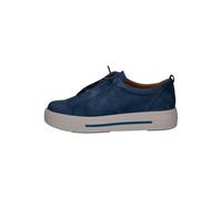 CAPRICE Damen Plateau Sneaker aus Leder Low Top, Blau (Lt.Blue Suede), 37.5 EU