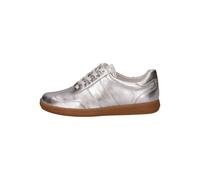 Caprice Sneaker SneakSambaSilber Damen – flach, Leder, Silber – Größe 39 EU / 6 UK