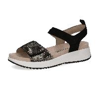 Caprice - Sportliche Sandalette schwarz BLACK COMB - Gr. - 38