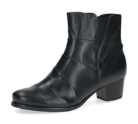 CAPRICE Damen Stiefeletten mit Absatz aus Leder mit Reißverschluss, Blau (Ocean Nappa), 37.5 EU