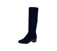 Stiefel CAPRICE, Damen, Gr. 36, XS-Schaft, blau (dunkelblau), Textil, elegant, Schuhe, Blockabsatz, Schlupfstiefel mit Stretch-XS-Schaft in schmaler Form, Topseller (46371226-36) dunkelblau