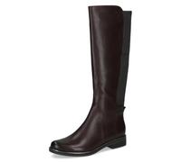 CAPRICE Damen Hohe Stiefel mit Absatz mit Reißverschluss Elegant, Braun (Dk Brown Comb), 37 EU