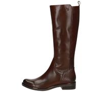 Stiefel CAPRICE "Caprice Stiefel Leder", Damen, Gr. 38,5, braun (dunkelbraun), Leder, Schuhe Stiefel (11817906-38,5) dunkelbraun