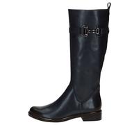 Stiefel CAPRICE "Caprice Stiefel Leder", Damen, Gr. 38, blau (ocean), Leder, casual, Schuhe (49428100-38) ocean
