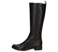 CAPRICE Damen Stiefel aus Leder Elegant, Schwarz (Black Comb), 39 EU
