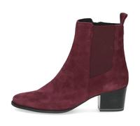 Stiefelette CAPRICE "Caprice Stiefelette Veloursleder", Damen, Gr. 38,5, rot (bordeaux), Veloursleder, casual, Schuhe (39692151-38,5) bordeaux