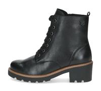 CAPRICE Damen Stiefeletten aus Leder Gefüttert, Schwarz (Black Nappa), 36 EU