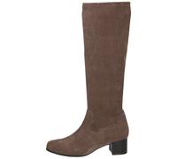 Stiefel CAPRICE, Damen, Gr. 37, braun, Textil, Schuhe Stiefel, Blockabsatz, Langschaftstiefel mit Stretch-Schaft (62557433-37) braun