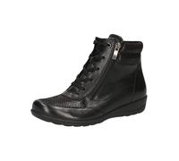 Caprice Damen Sneaker Comfort hoch – gefüttert, Reißverschluss – Schwarz (Black Comb) 38 EU