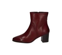 Stiefelette CAPRICE "Caprice Stiefelette Leder", Damen, Gr. 36, rot (bordeaux), Leder, casual, Schuhe (87362109-36) bordeaux