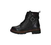 Schnürstiefelette CAPRICE "Caprice Stiefelette Leder", Damen, Gr. 36, schwarz, Leder, Schuhe (98989569-36) schwarz