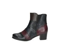 Stiefelette CAPRICE "Caprice Stiefelette Leder", Damen, Gr. 38, schwarz (schwarz kombi), Leder, Schuhe Stiefelette (65741412-38) schwarz kombi