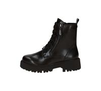 CAPRICE Damen Winterstiefeletten zum Schnüren aus Leder Gefüttert, Schwarz (Black Nappa), 39 EU