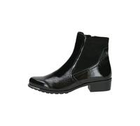 Caprice Stiefelette Leder/Textil Schwarz Lack Warmfutter - 38,5