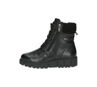 CAPRICE Damen Stiefeletten zum Schnüren Gefüttert Wasserabweisend, Schwarz (Black Nappa), 37 EU