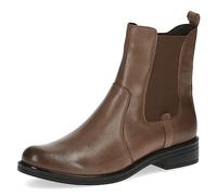 CAPRICE Stiefelette Materialmix Leder/Textil G-Weite | 9-25304-41 - Reißverschluss, Atmungsaktiv, Blockabsatz 3,5 cm